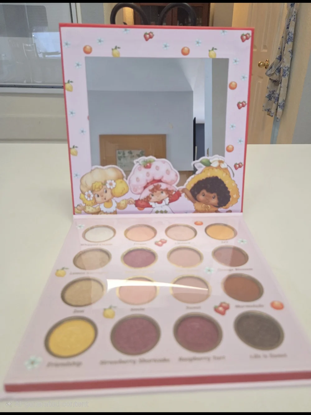 Strawberry Shortcake And Friends 16 Pan Eye Shadow Palette NEW